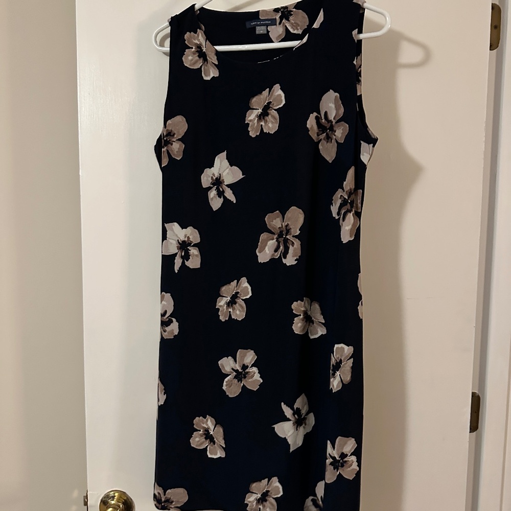 Tommy Hilfiger work dress, black floral